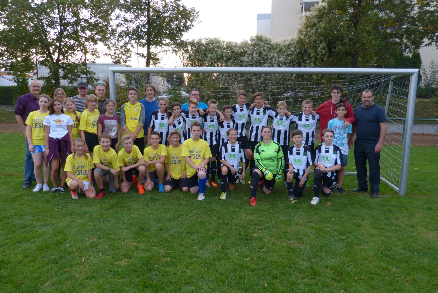 Die fürs Landsfinale qualifierten Mannschaften von Enzweihingen und Hohenhaslach